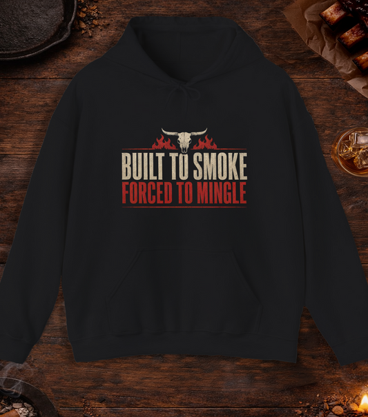 Built to Smoke Hoodie - Black custom mockup