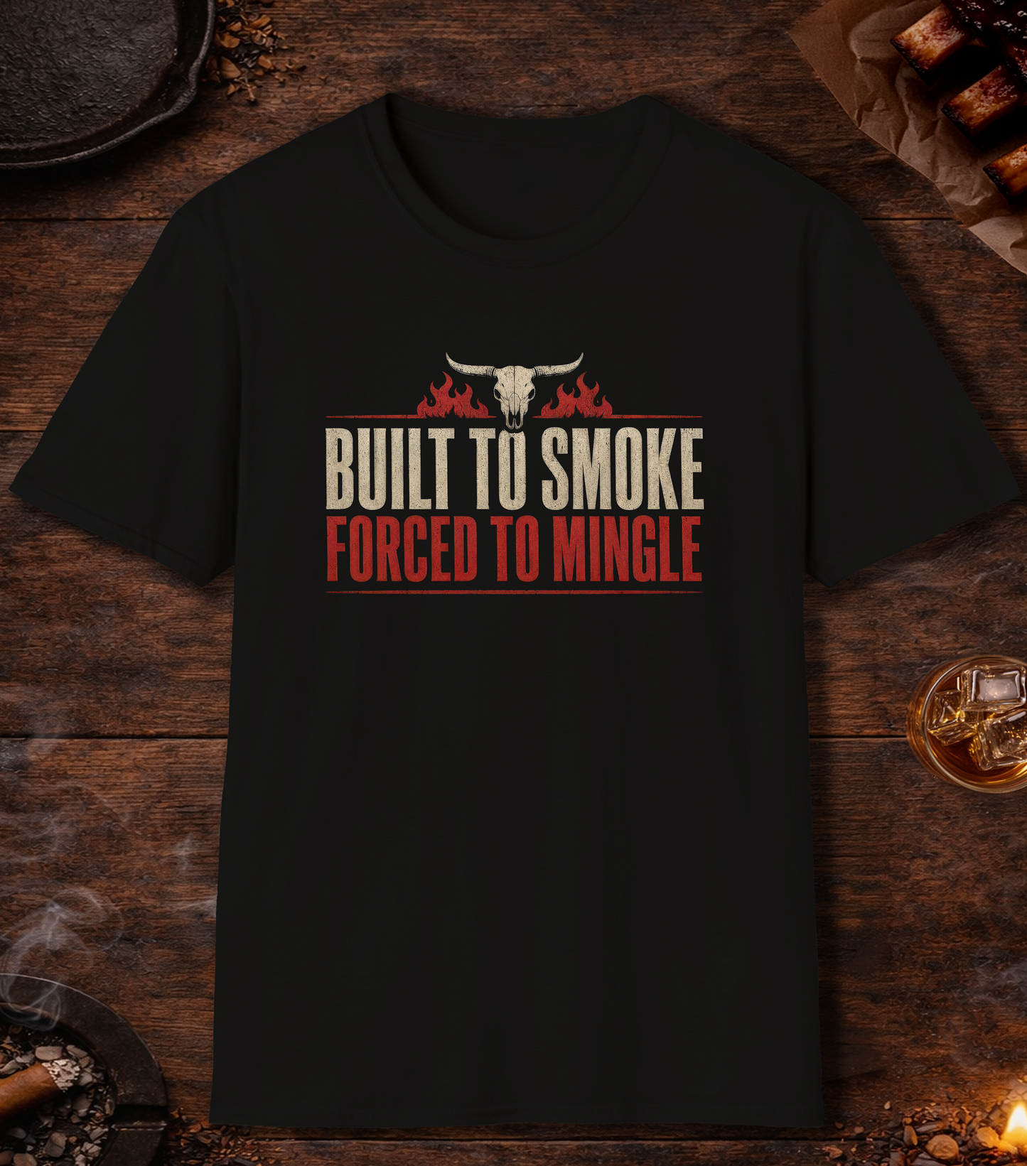 Built to Smoke T-Shirt - Black
