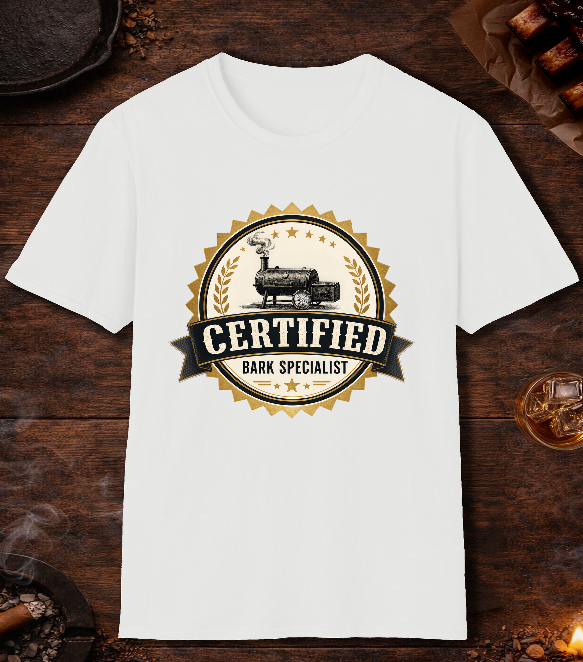 Certified Bark Specialist T-Shirt - White