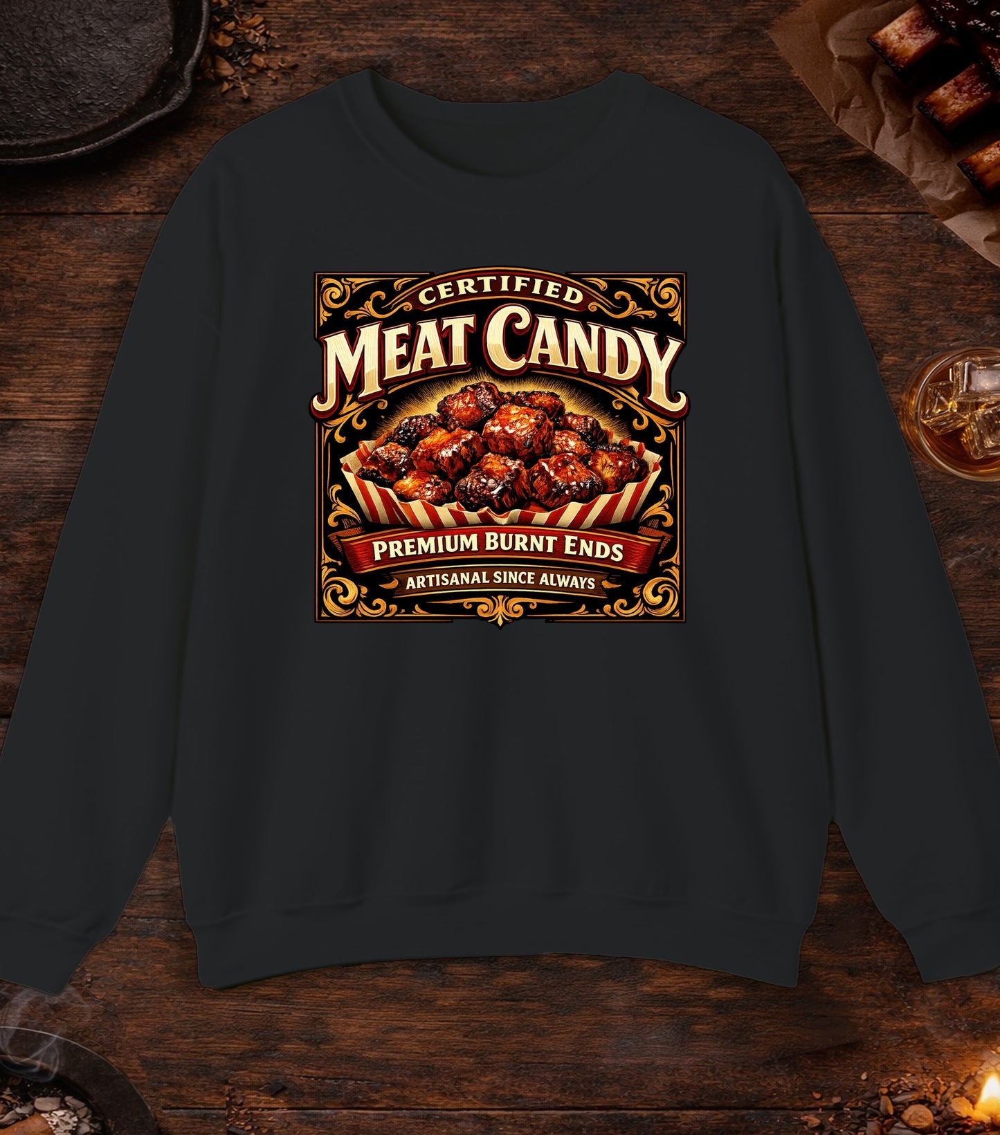 Certified Meat Candy Crewneck - Black