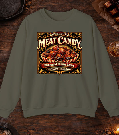 Certified Meat Candy Crewneck - Military Green