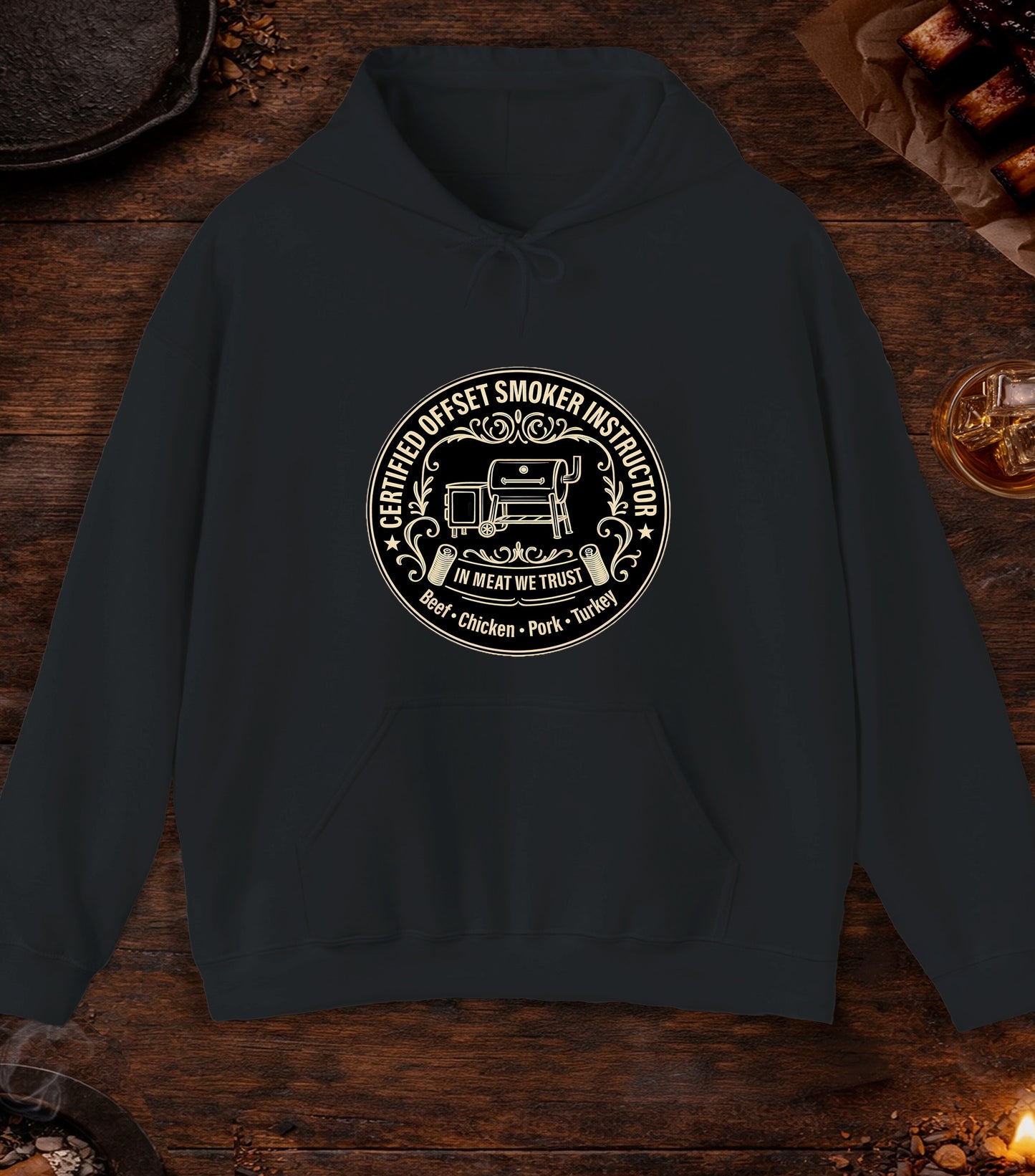Certified Offset Smoker Instructor Hoodie - Black