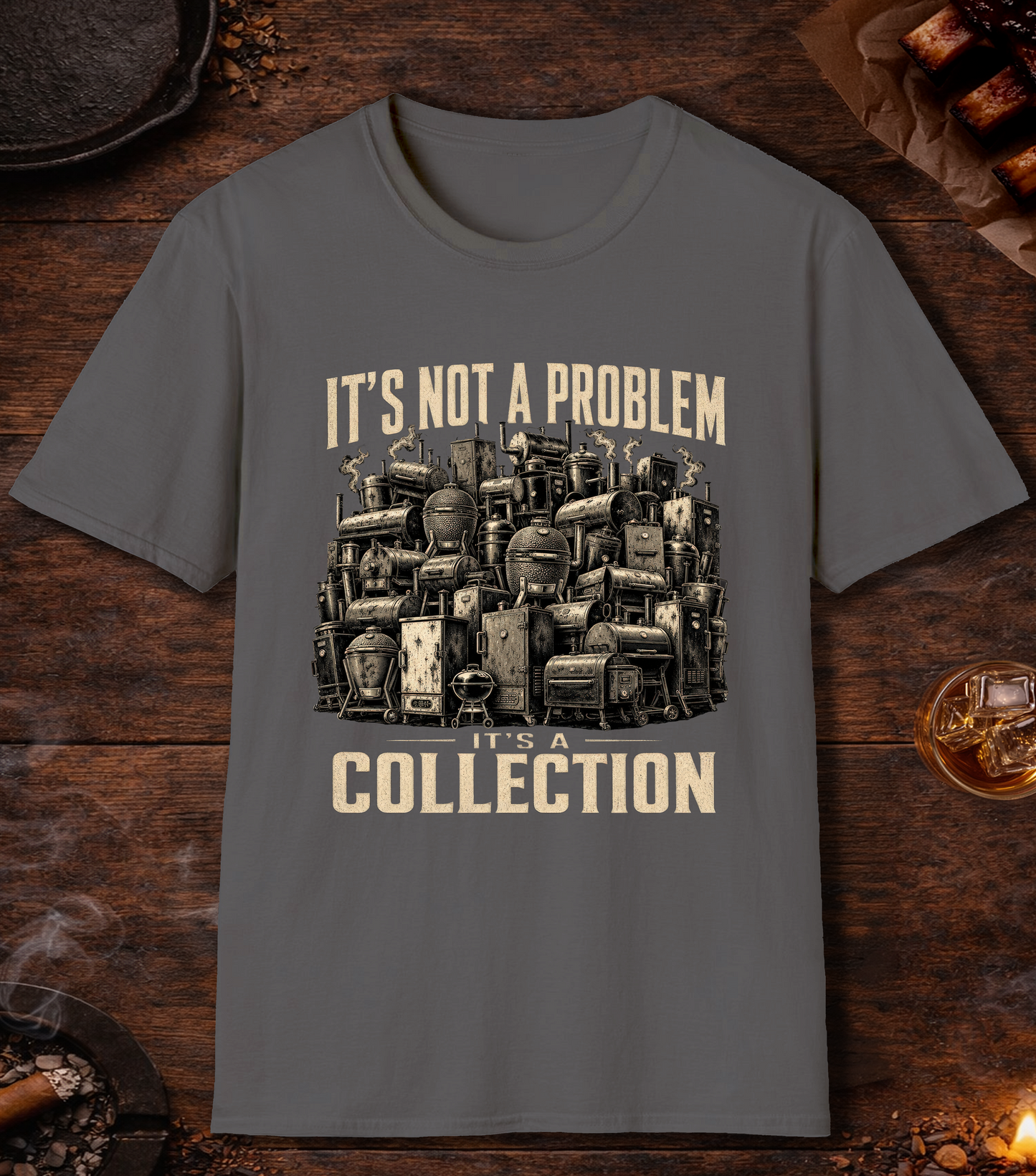 Its A Collection T-Shirt - Charcoal