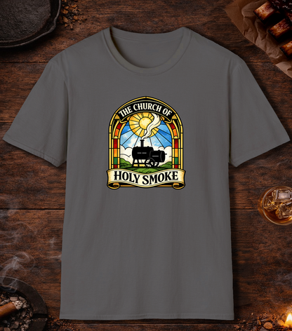 Church Holy Smoke T-Shirt - Charcoal