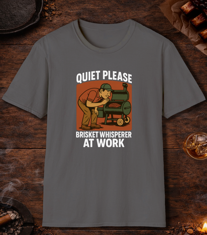 Brisket Whisperer T-Shirt - Charcoal