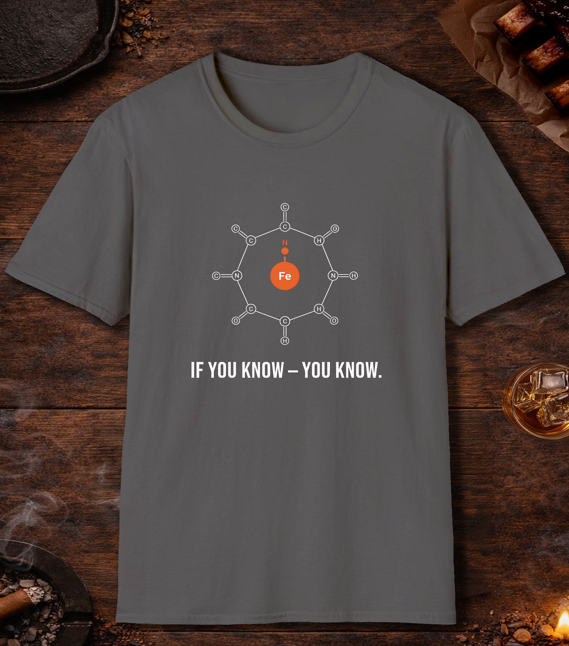 Smoke Ring T-Shirt - Charcoal