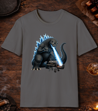 Dino Breath Fire Starter T-Shirt - Charcoal