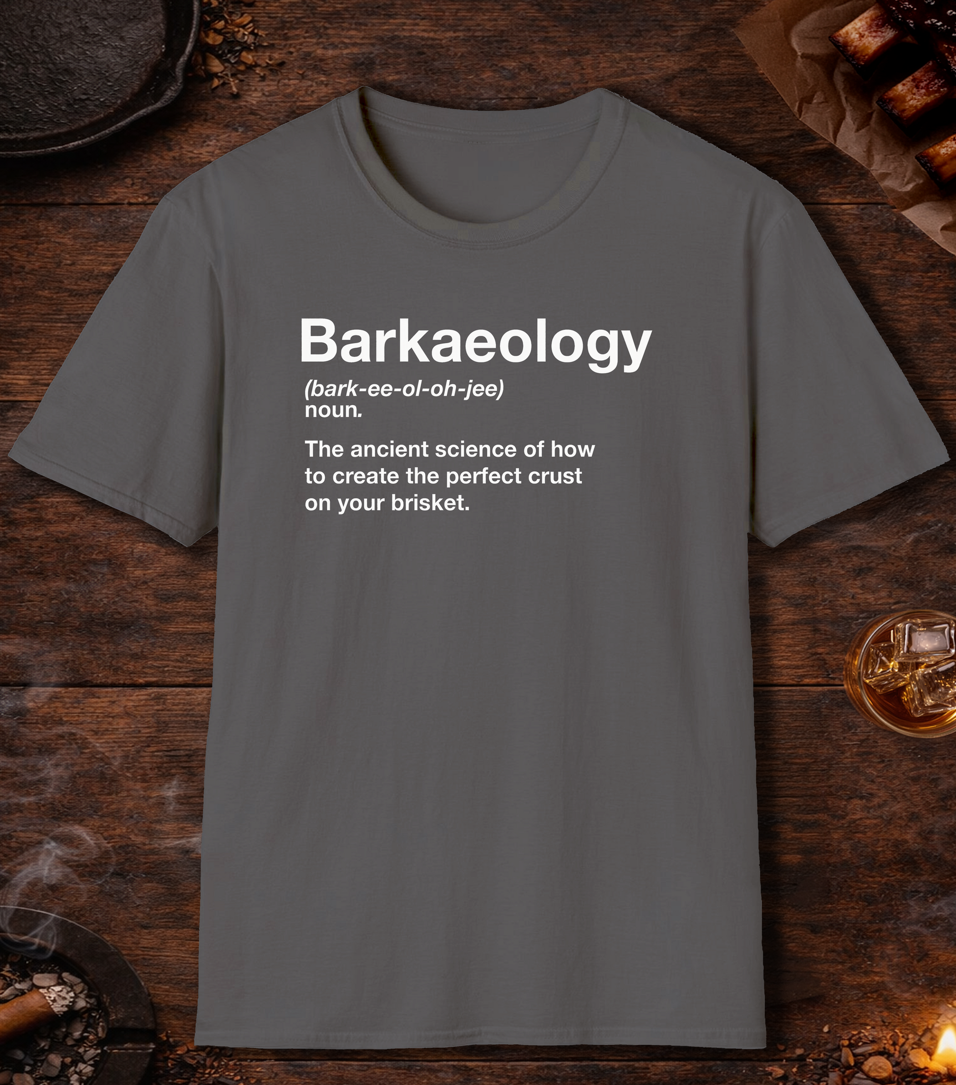 Barkaeology T-Shirt - Charcoal
