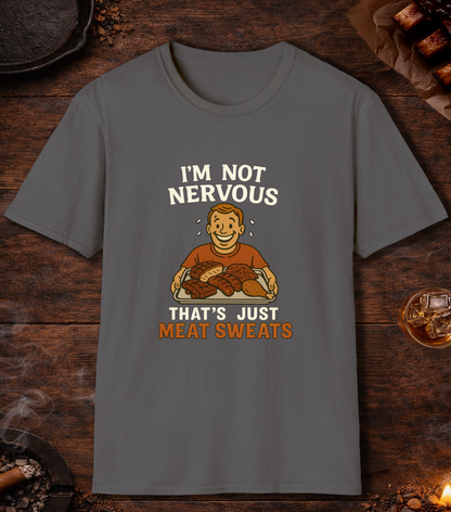 Not Nervous Meat Sweats T-Shirt - Charcoal
