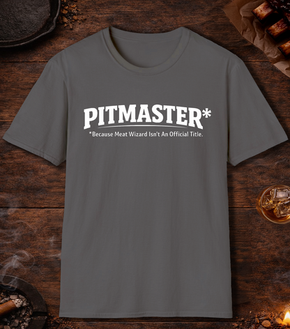 Pitmaster Meat Wizard T-Shirt - Charcoal
