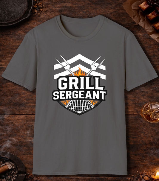 Grill Sergeant T-Shirt - Charcoal