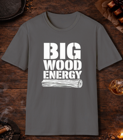Big Wood Energy T-Shirt - Charcoal