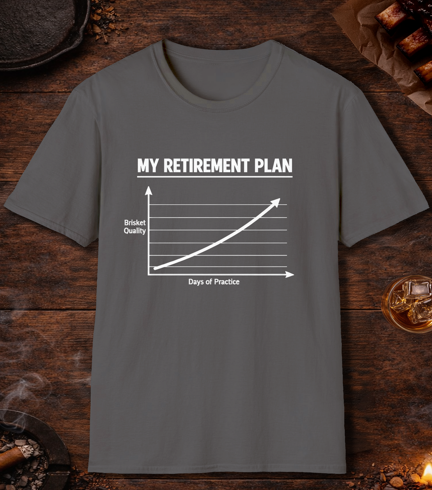 My Retirement Plan T-Shirt - Charcoal