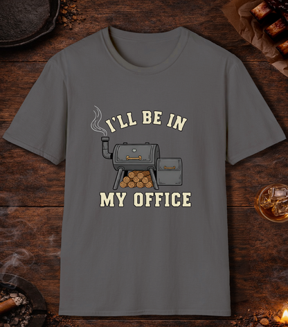 Ill Be In My Office T-Shirt - Charcoal