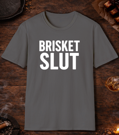 Brisket Slut T-Shirt - Charcoal