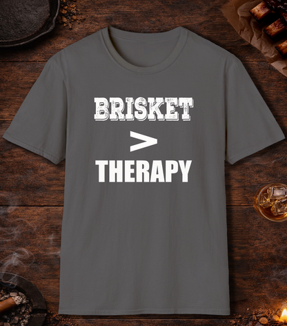 Brisket Greater Than T-Shirt - Charcoal