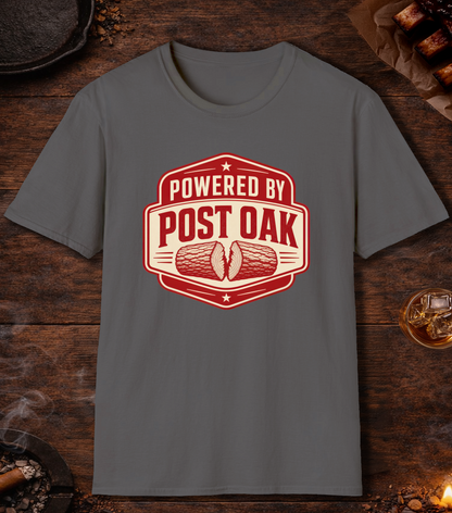 Powered by Post Oak T-Shirt - Charcoal