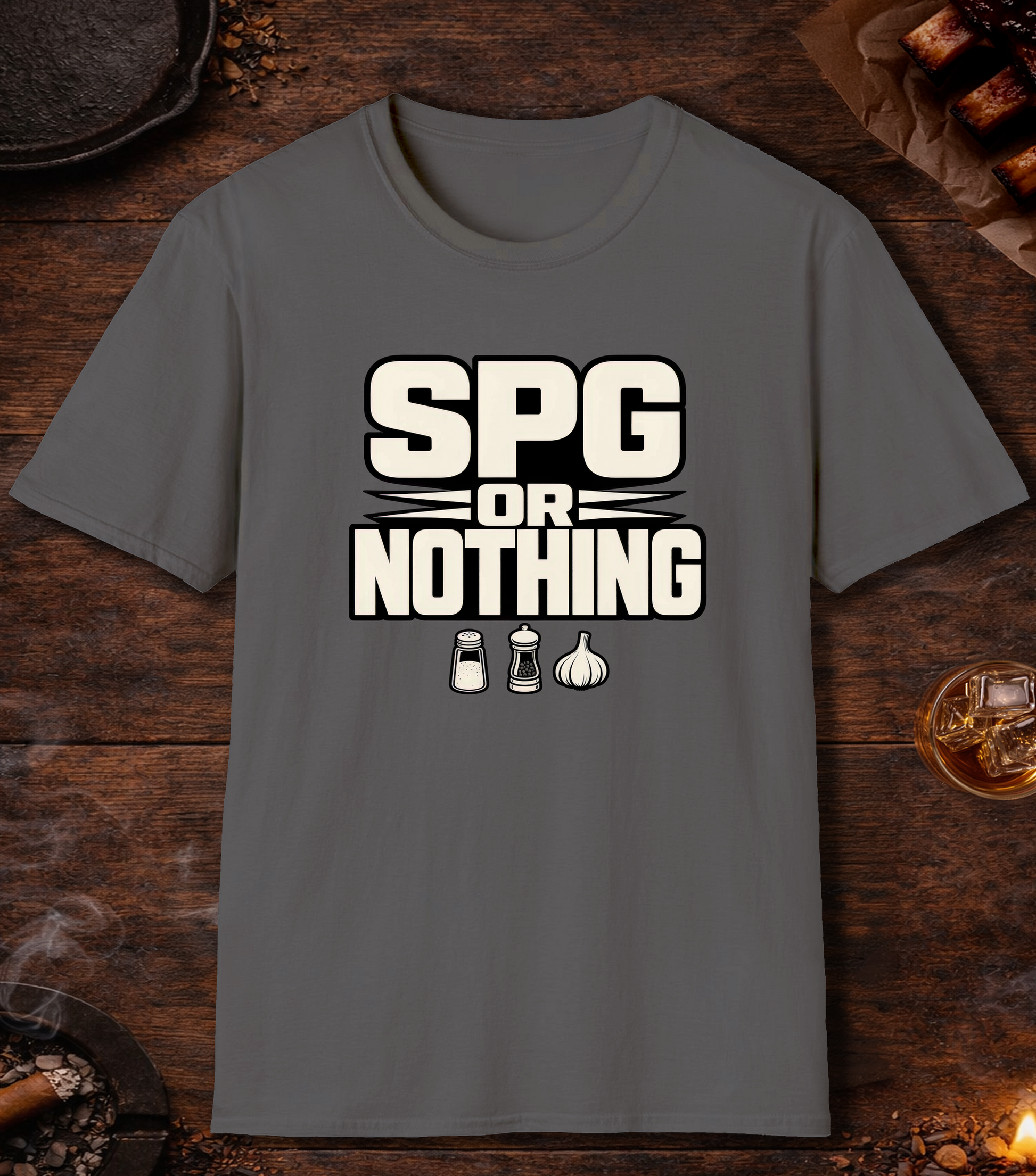 SPG or Nothing T-Shirt - Charcoal