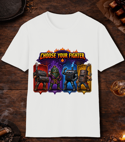 Choose Your Fighter T-Shirt - White