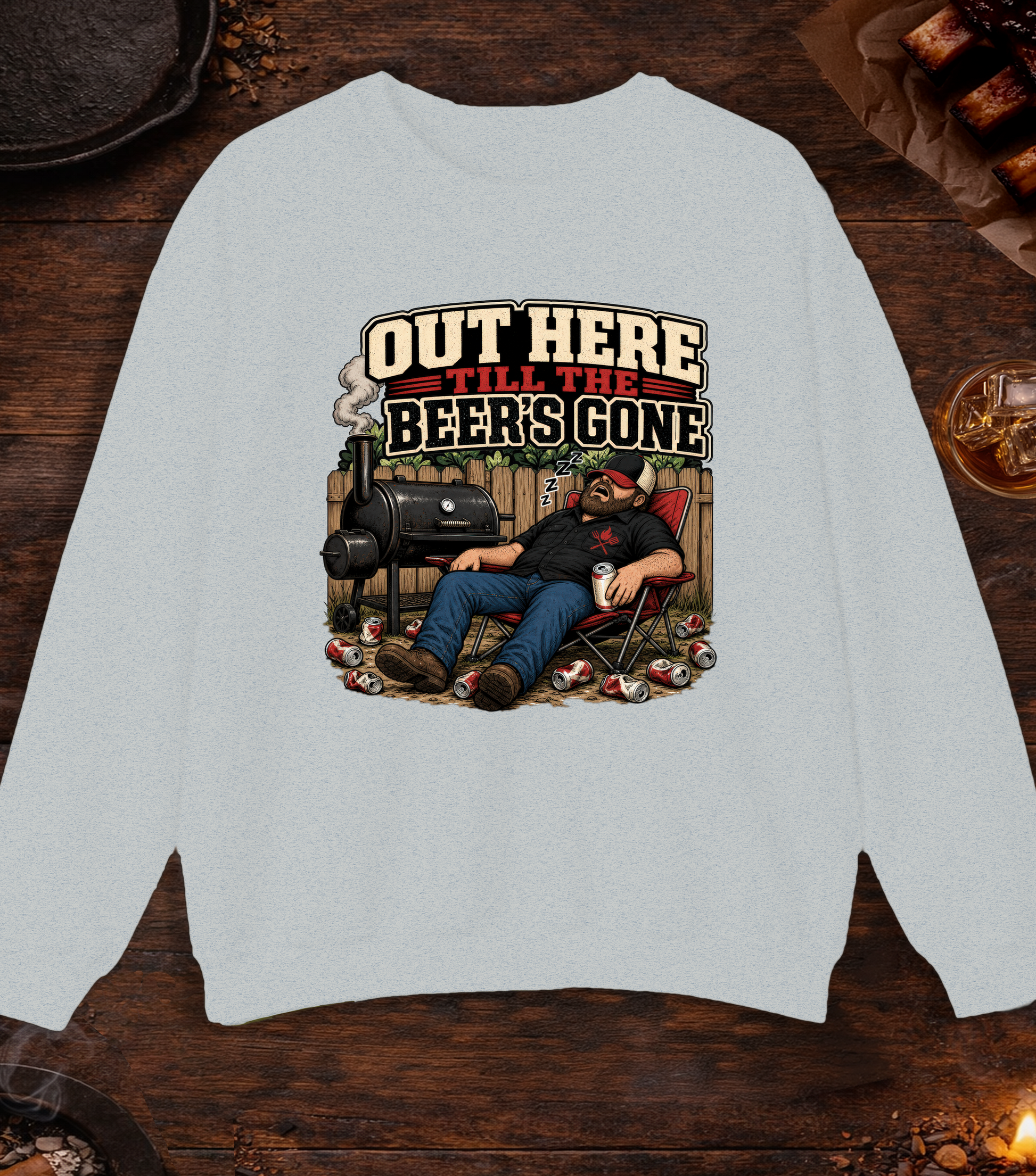 Till the Beer's Gone Crewneck - Ash