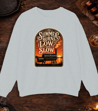 Summer Burns Low Slow Crewneck - Ash