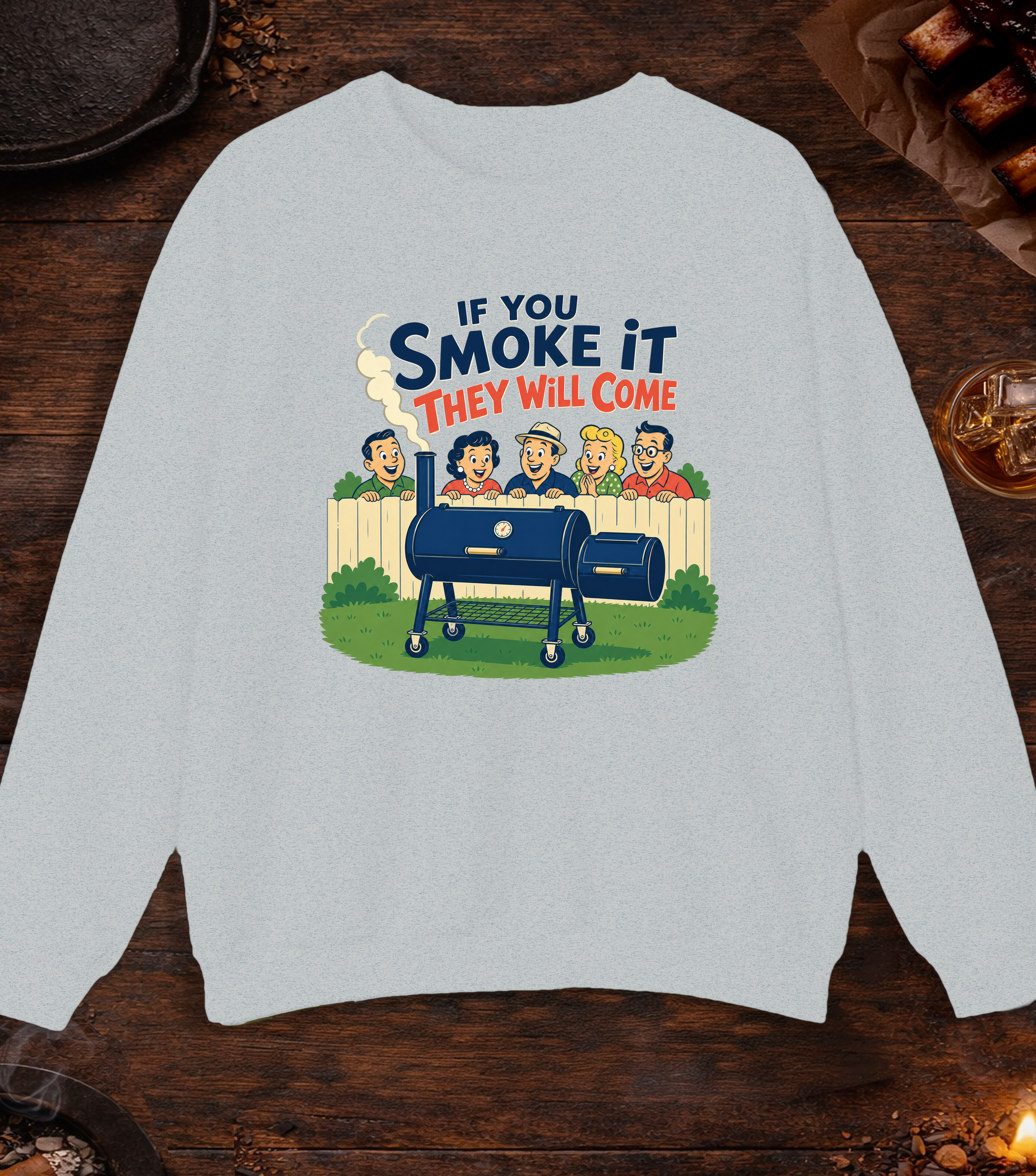 They Wlll Come Crewneck - Ash