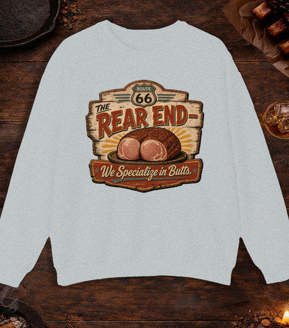 The Rear End Crewneck - Ash