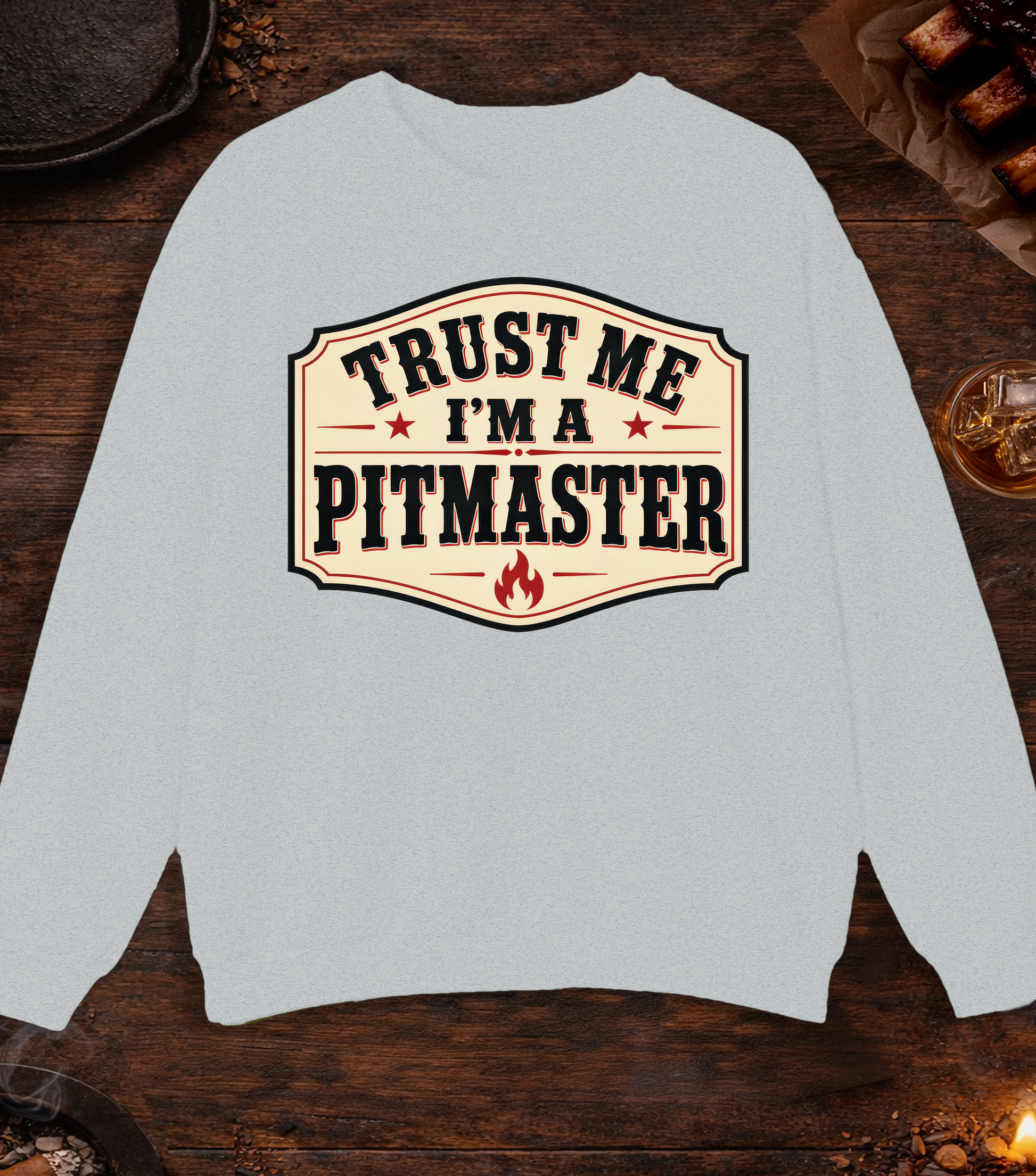 Trust Me Crewneck - Ash