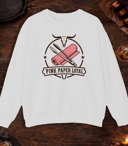 Pink Paper Loyal Crewneck - Ash