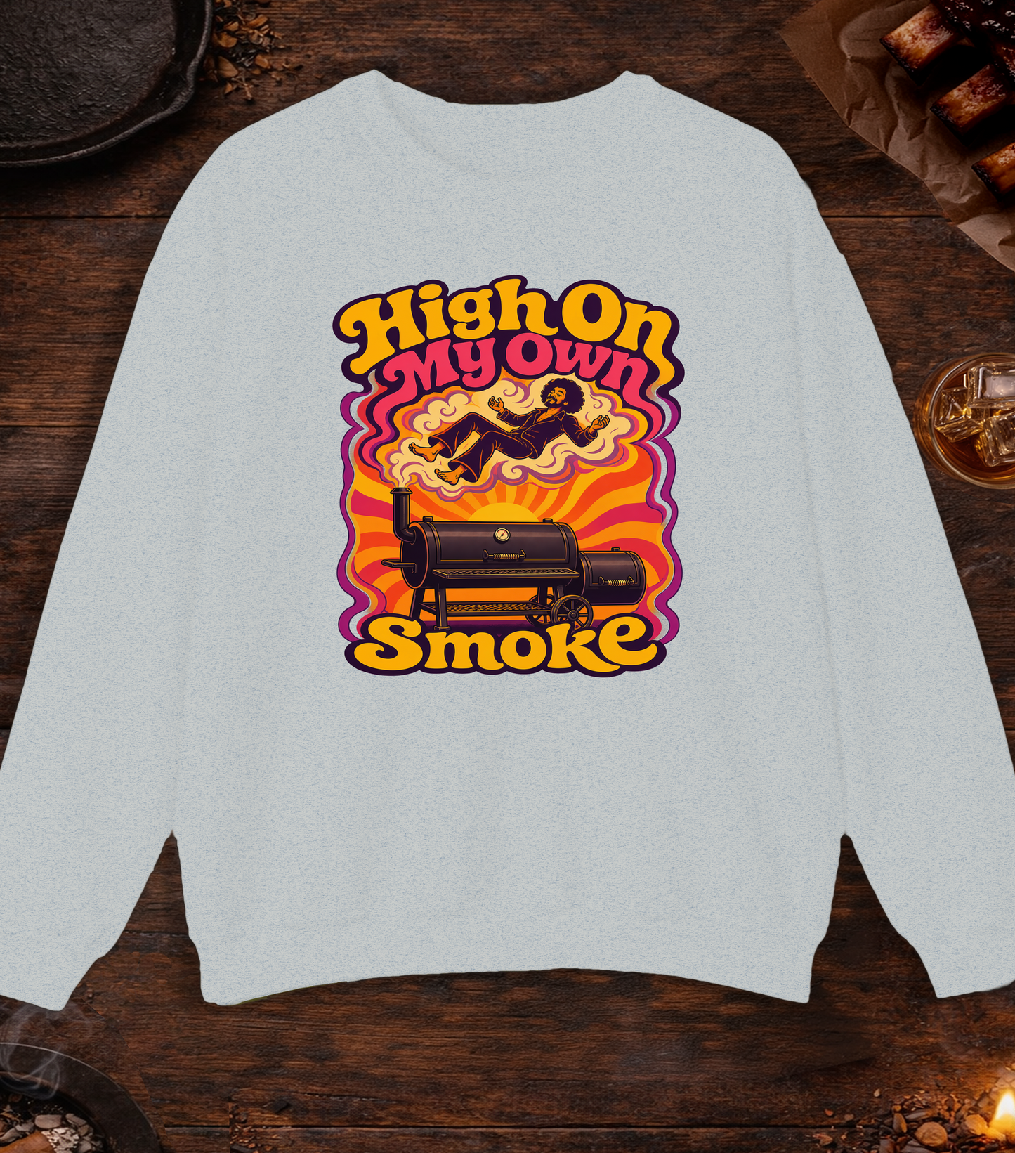 My Own Smoke Crewneck - Ash
