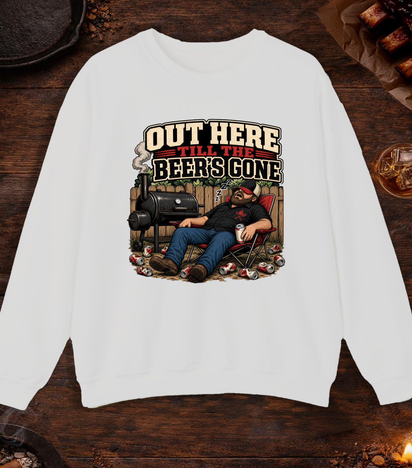Till the Beer's Gone Crewneck - Ash
