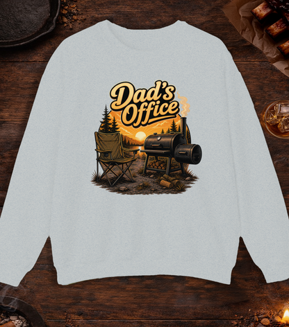 Dad's Office Crewneck - Ash