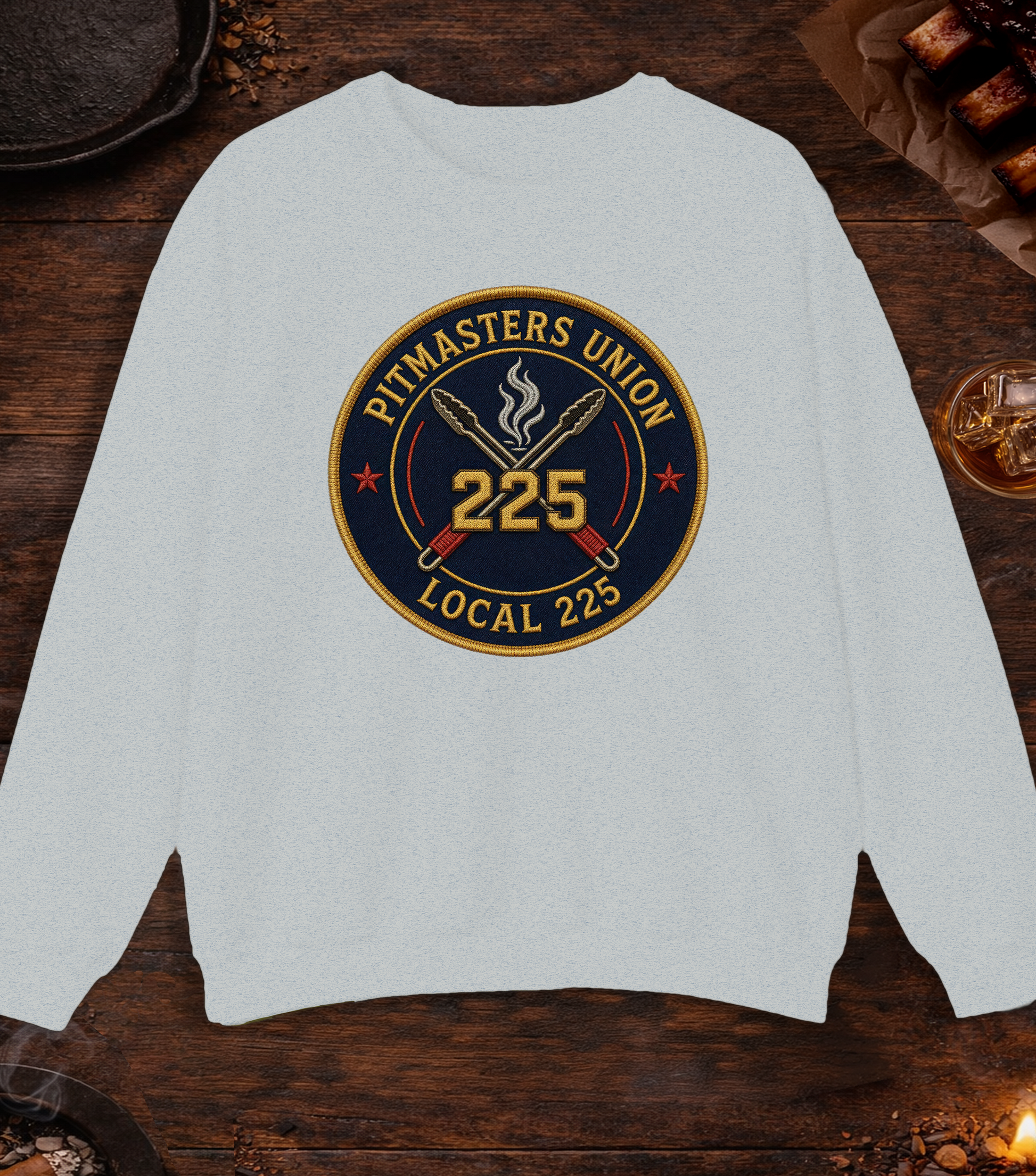 Pitmaster's Union Crewneck - Ash