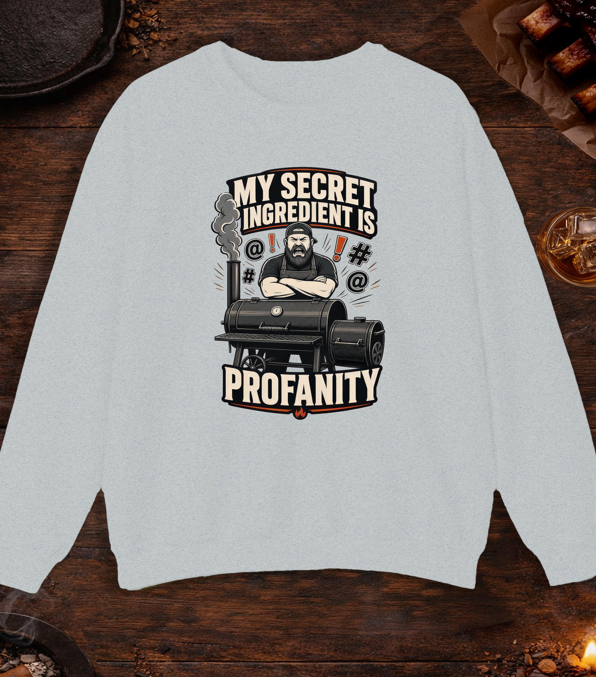 My Secret Ingredient Crewneck - Ash