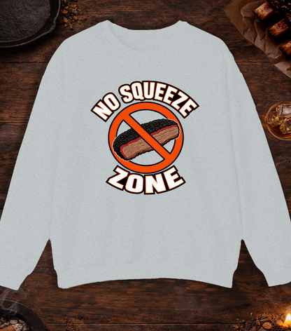 No Squeeze Zone Crewneck - Ash
