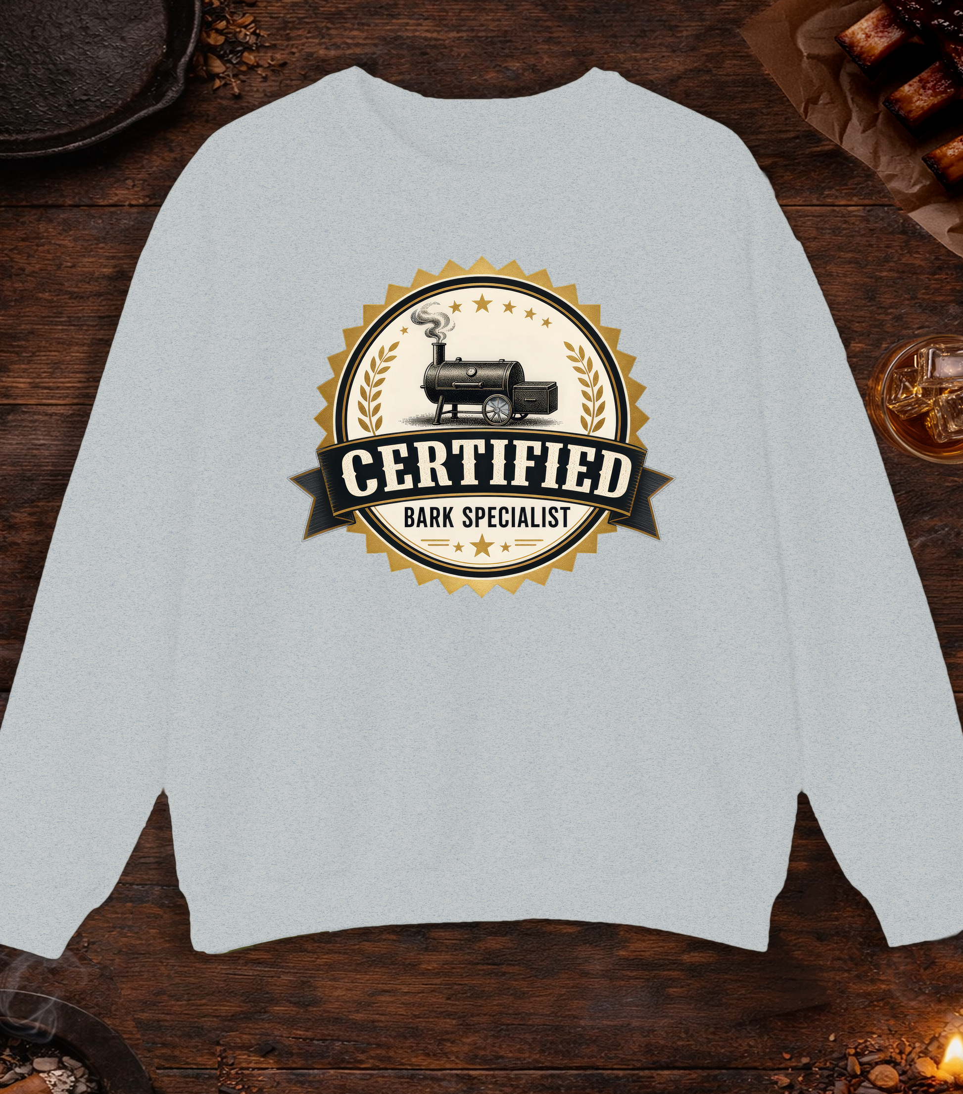 Certified Bark Specialist Crewneck - Ash
