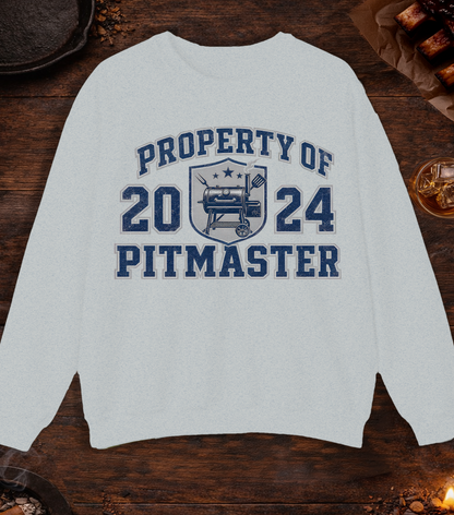 Property of Pitmaster Crewneck - Ash