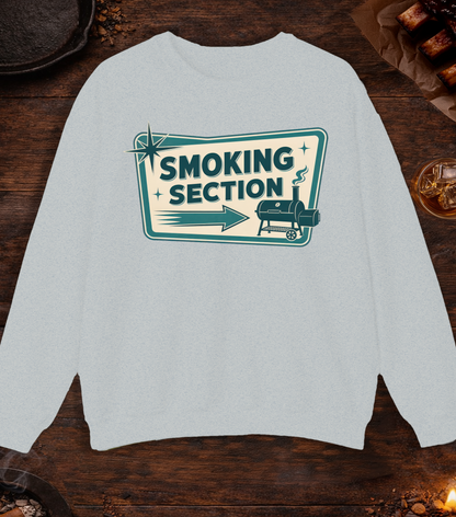 Smoking Section Crewneck - Ash