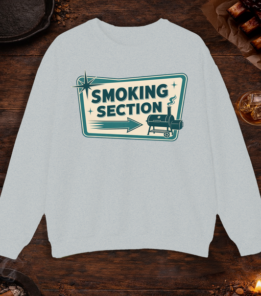 Smoking Section Crewneck - Ash