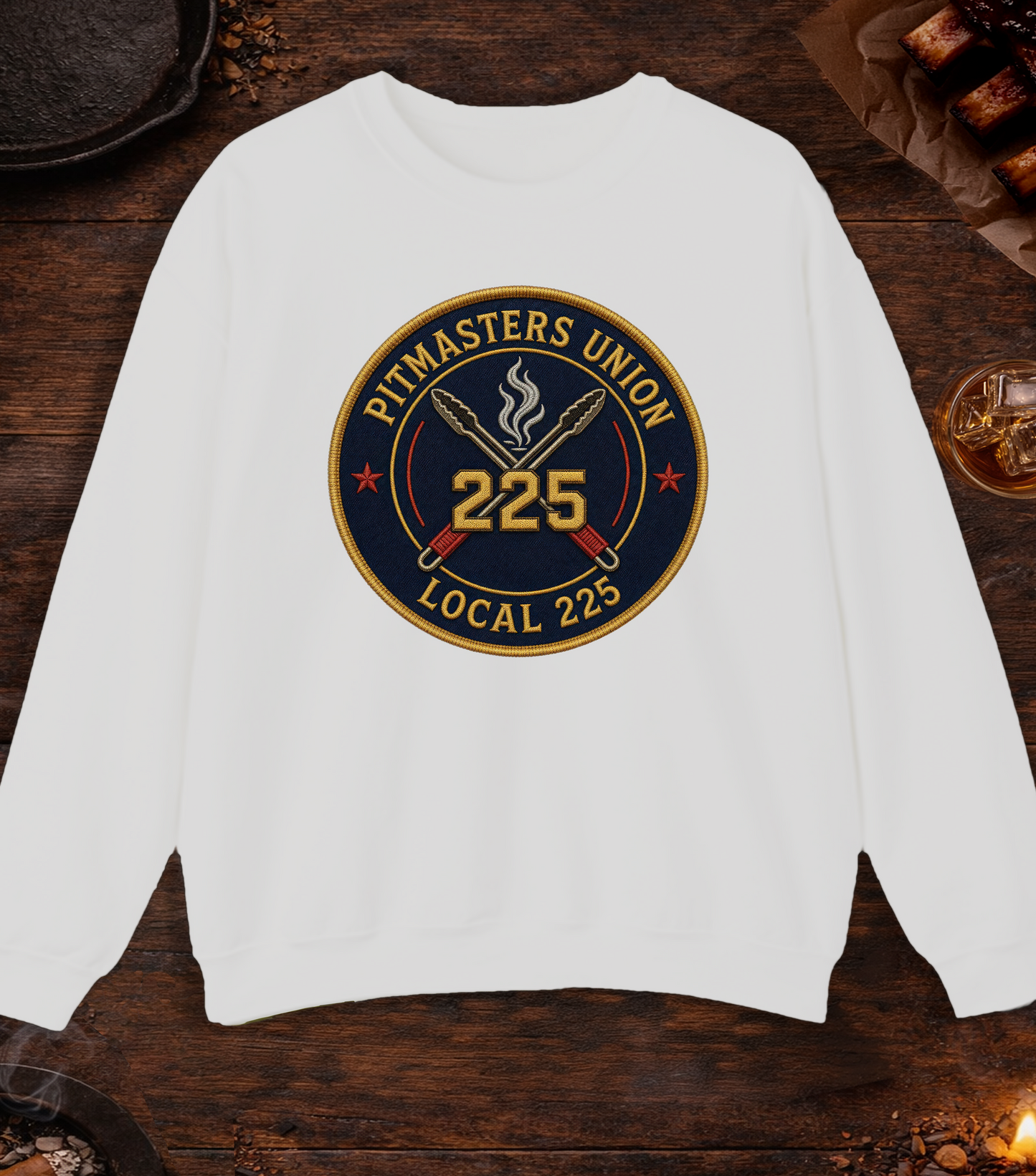Pitmaster's Union Crewneck - Ash
