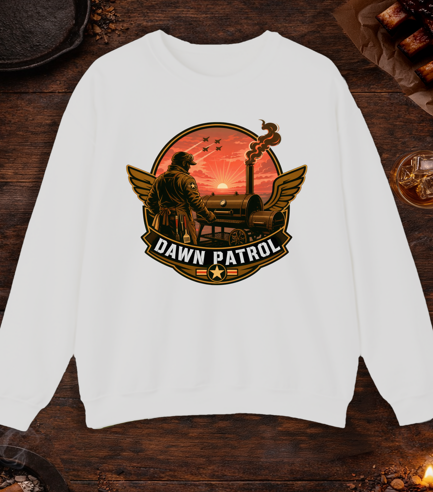 Dawn Patrol Crewneck - Ash