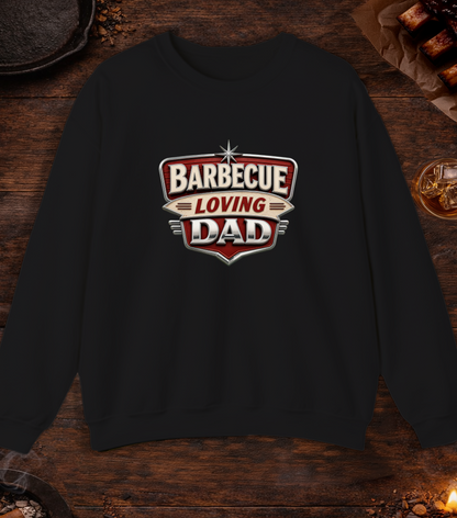 BBQ Loving Dad Crewneck - Black