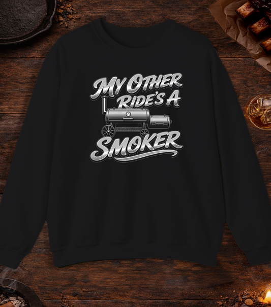 My Other Rides a Smoker Crewneck - Black