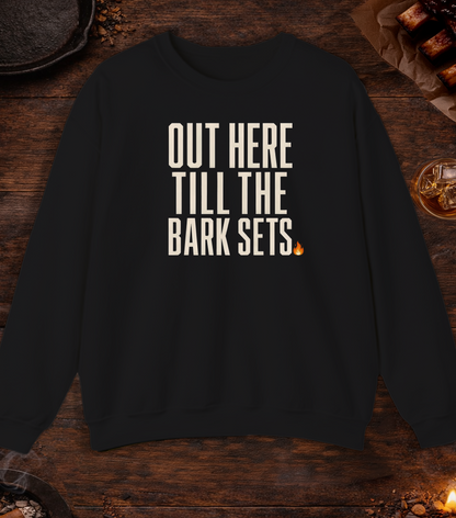 Till the Bark Sets Crewneck - Black