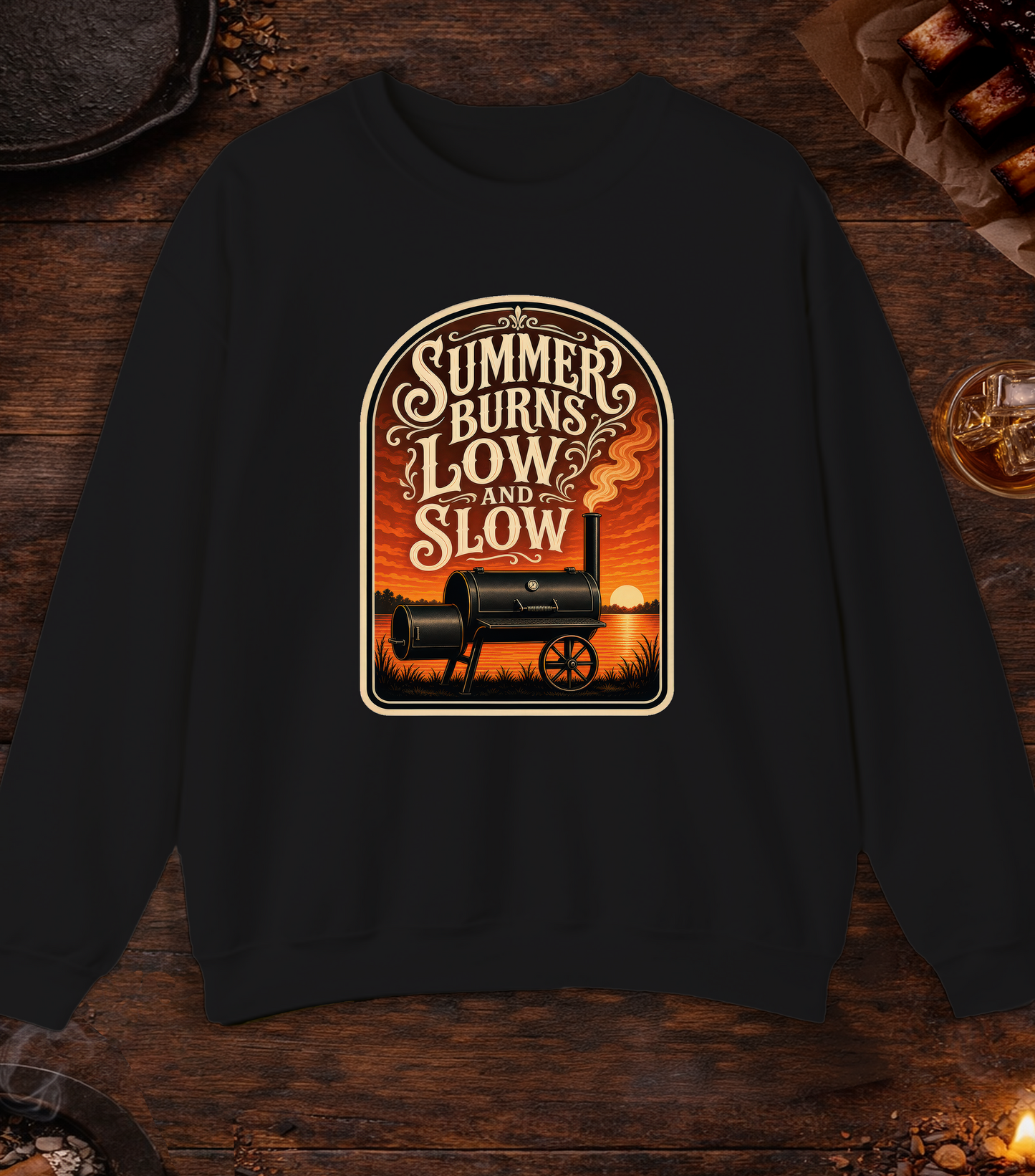 Summer Burns Low Slow Crewneck - Black