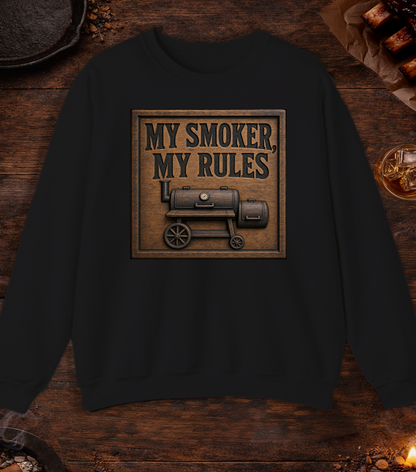 My Smoker My Rules Crewneck - Black