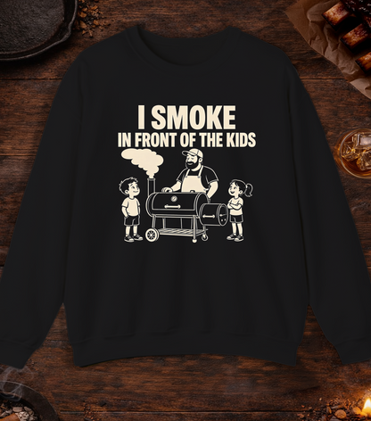 Smoke Kids Crewneck - Black