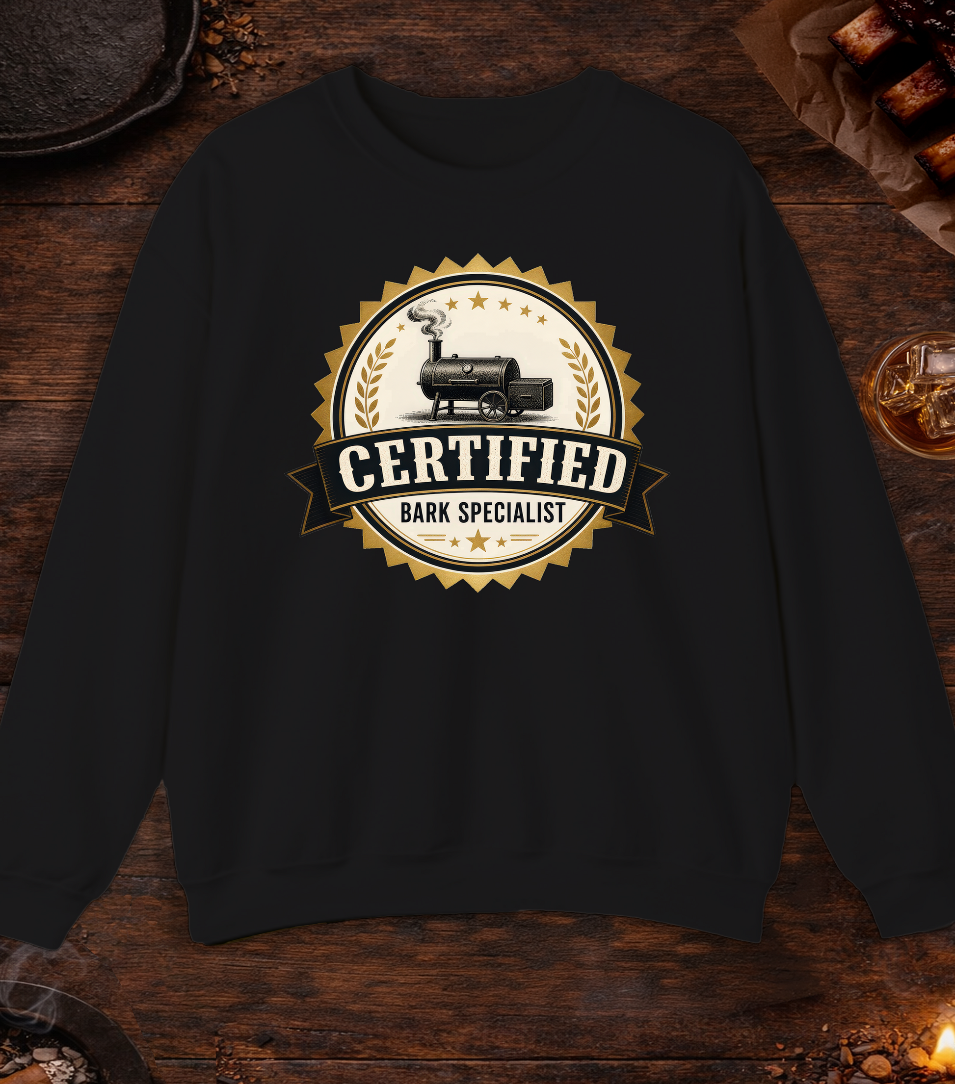 Certified Bark Specialist Crewneck - Black
