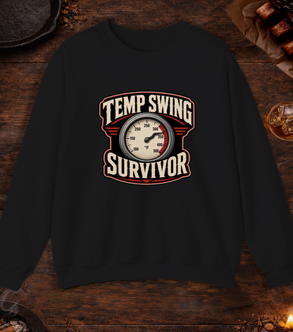 Temp Swing Survivor Crewneck - Black