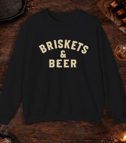 Briskets And Beer Crewneck - Black
